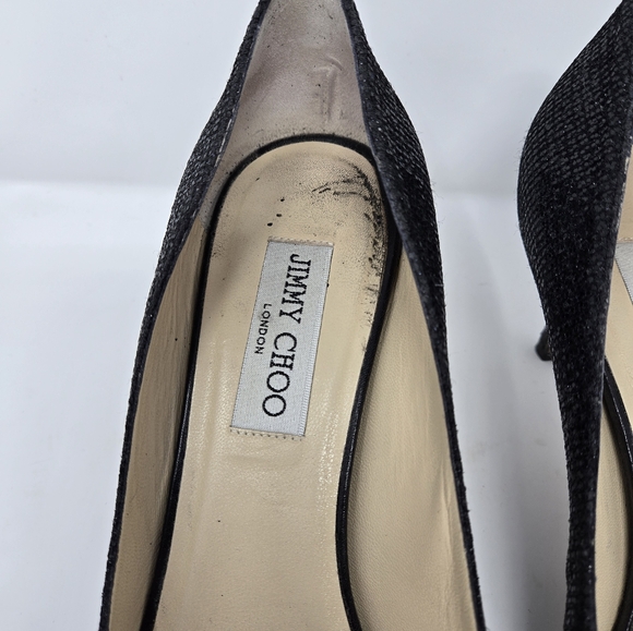 Jimmy Choo Peep Toe Pump 39 1/2 - Picture 6 of 11